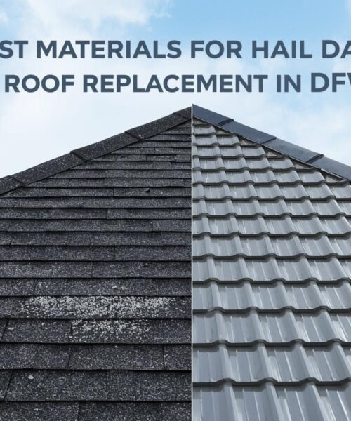 5 Best Materials for Hail Damage Roof Replacement in DFW